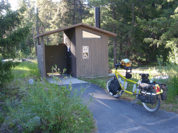 we drop into Pattengail Campground to use the facilities.